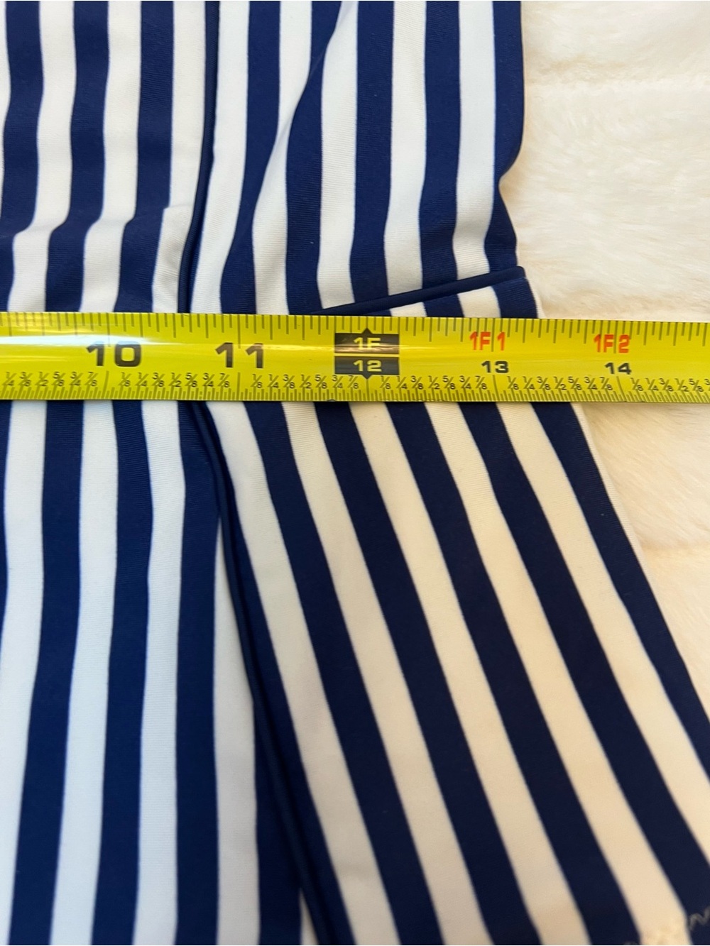 Boden Rhodes 1-Piece Swimsuit Navy White Size 34C Structured Cups Full Coverage - Picture 4 of 8